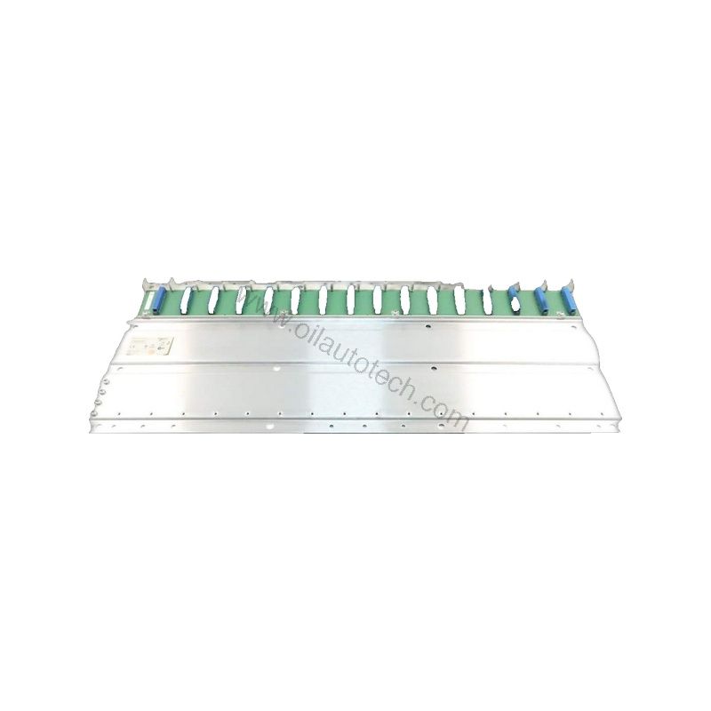 Figure 1: Front view of the Schneider 140XBP01600 industrial automation component showing its physical design and enclosure.