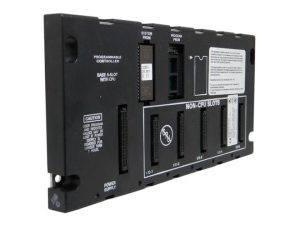 Figure 1: Front view of the GE IC693CPU313 industrial automation component showing its physical design and enclosure.
