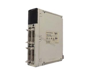 Figure 2: Technical layout and connection details for the Schneider TSXDSY08R5 industrial automation component.